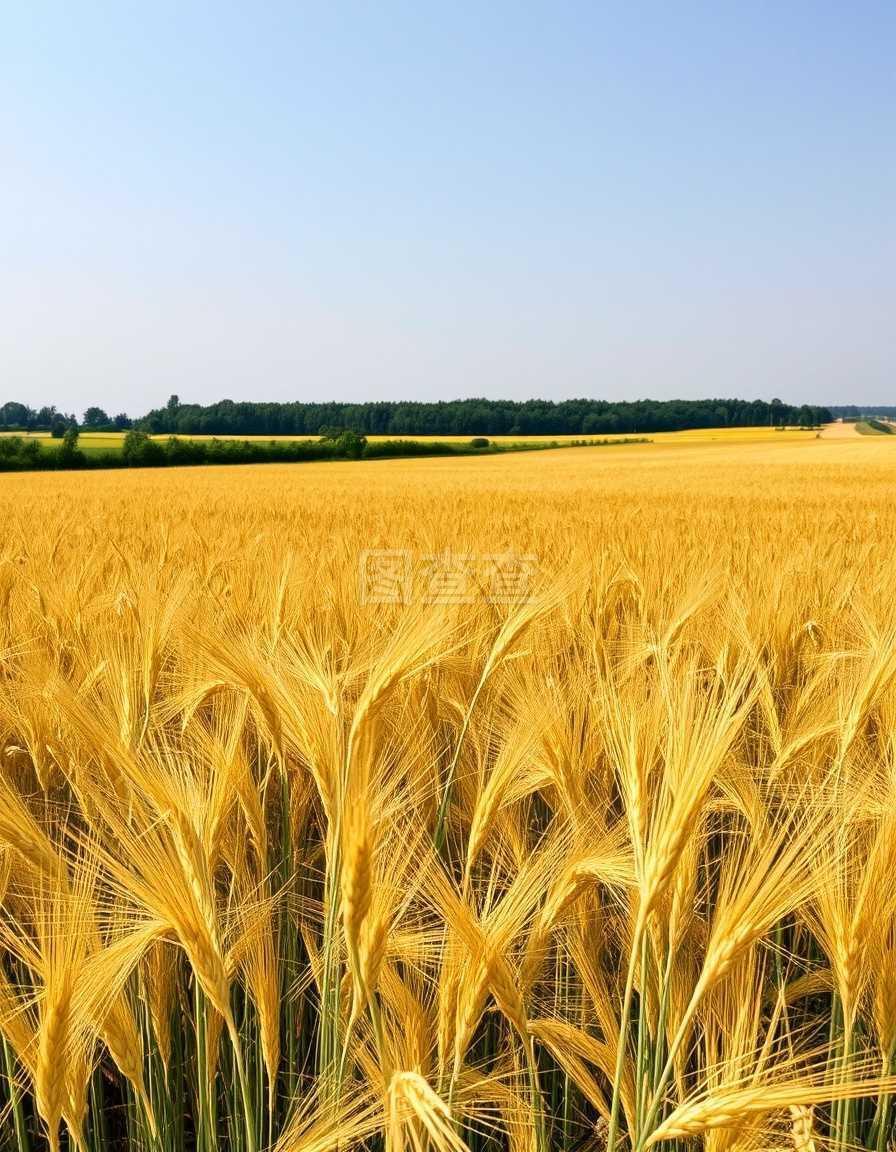 夏季的谷物种植