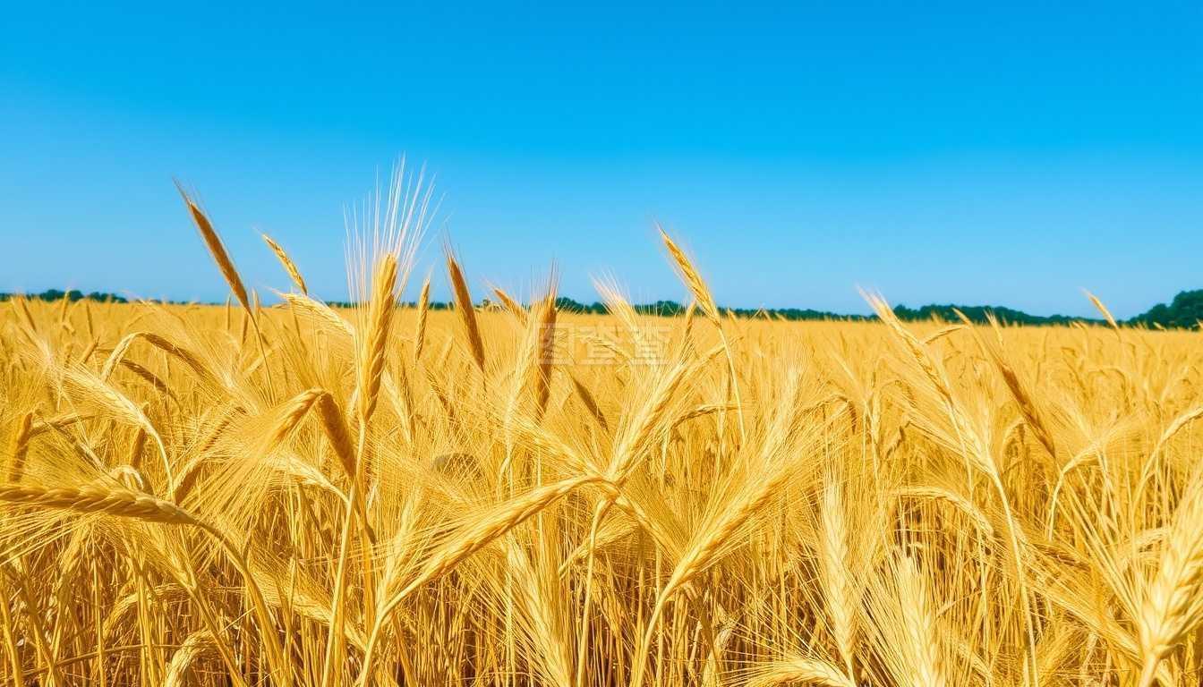 夏季的谷物种植